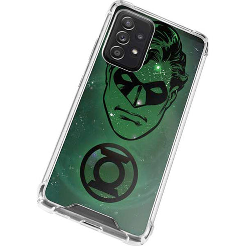 DC Comics Green Lantern Cosmic Portrait Galaxy A72 5G Clear Case